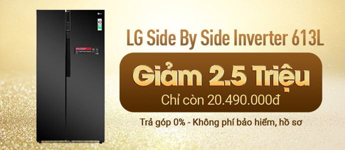TỦ LẠNH SIDE BY SIDE GIẢM GIÁ SỐC