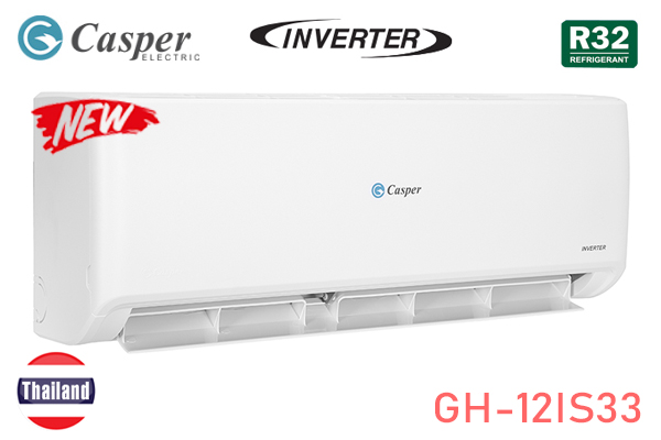 Điều hòa Casper 2 chiều 12000BTU inverter GH-12IS33