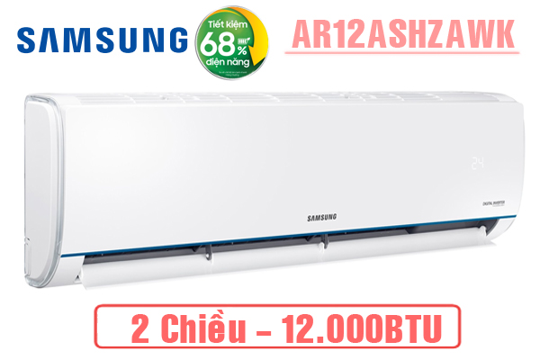 Điều hòa Samsung 2 chiều 12000BTU inverter AR12ASHZAWKNSV