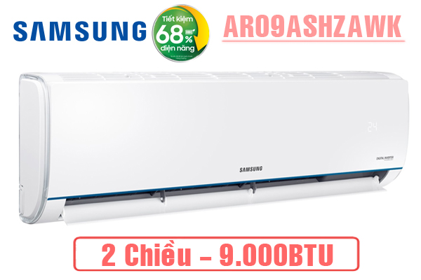 Điều hòa Samsung 2 chiều 9000BTU inverter AR09ASHZAWKNSV