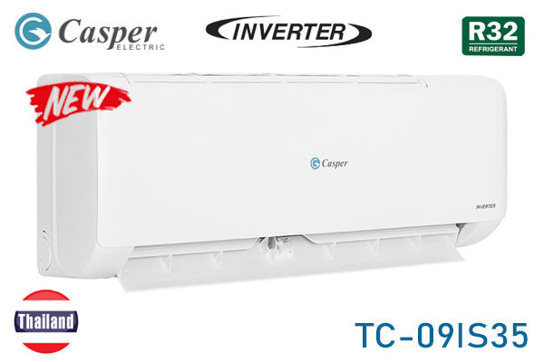 Điều hòa Casper 1 chiều 9000BTU inverter TC-09IS35