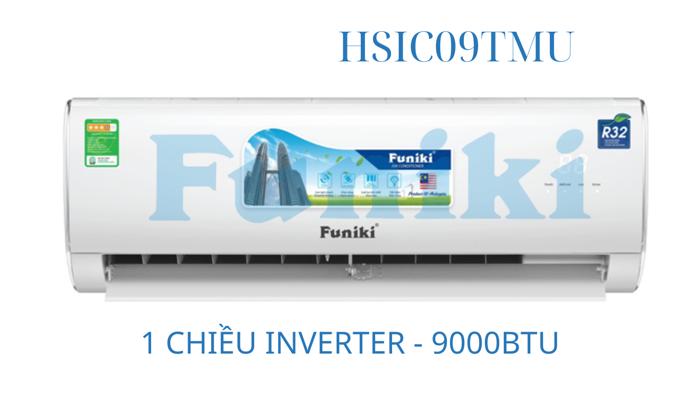 Điều hòa Funiki wifi 1 chiều 9000 BTU inverter