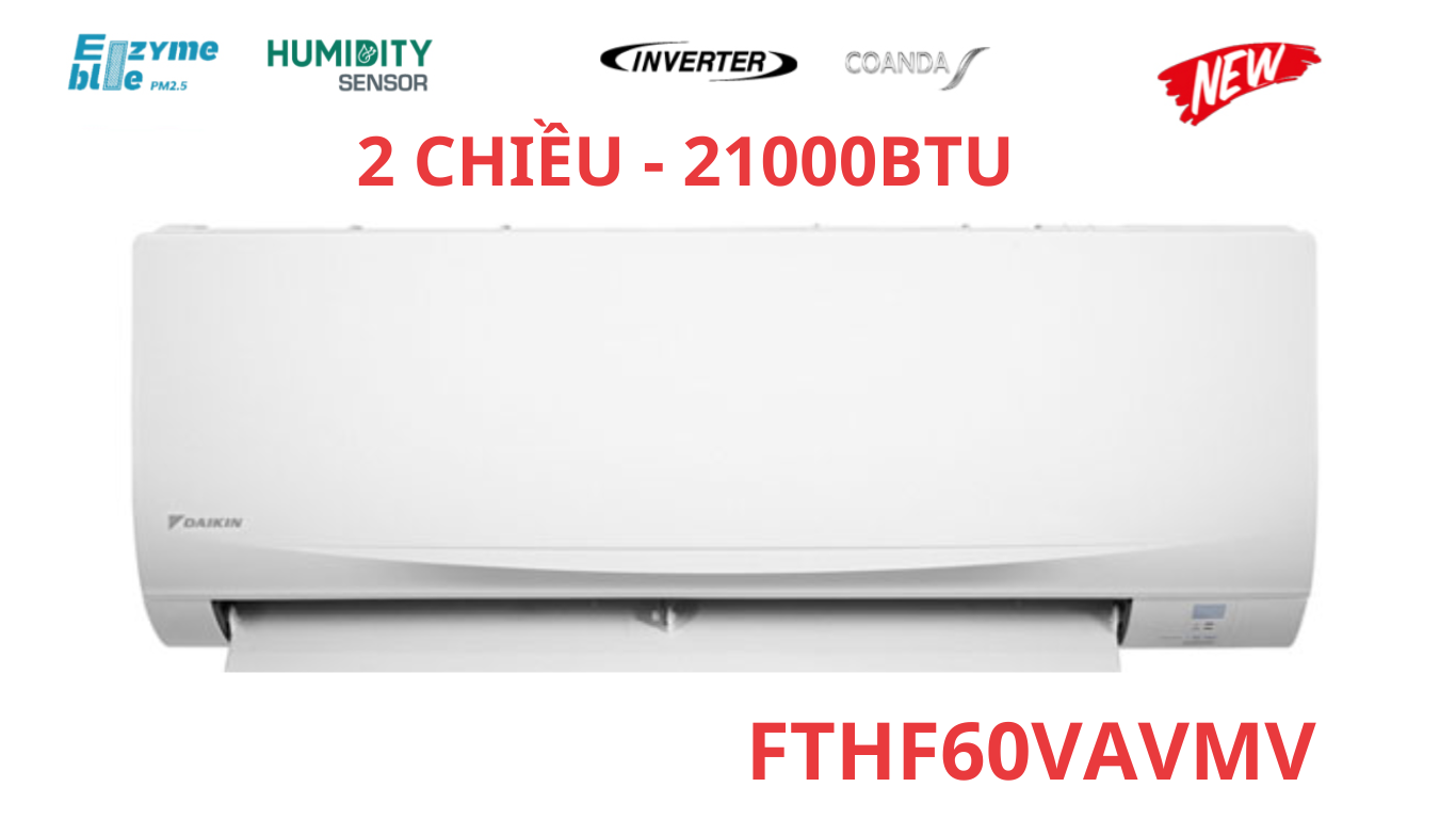 Điều hòa Daikin 2 chiều 21.000BTU inverter
