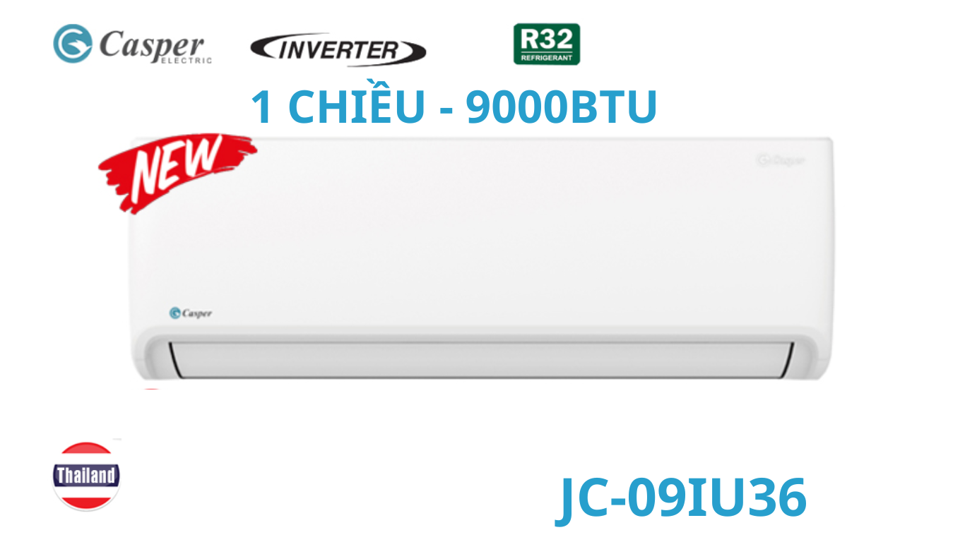 Điều hòa Casper 1 chiều inverter 9000BTU