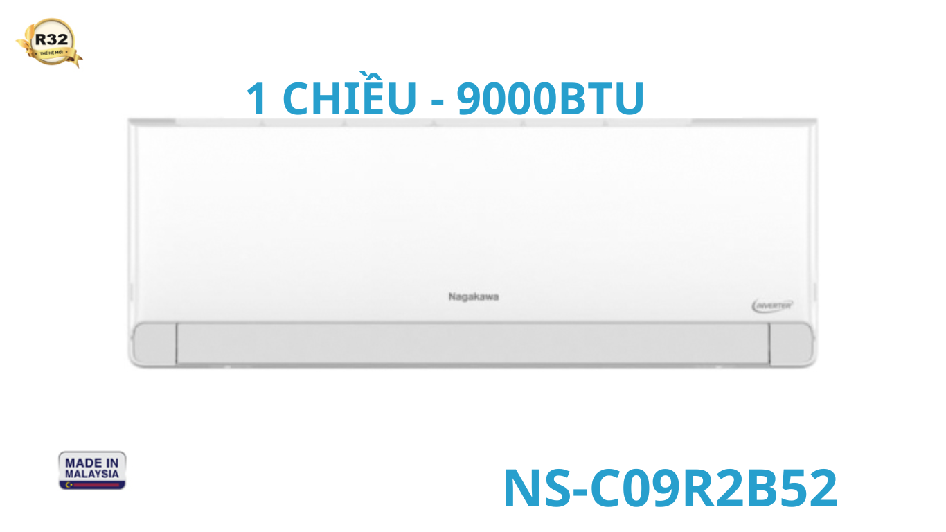 Điều hòa Nagakawa 9000BTU 1 chiều