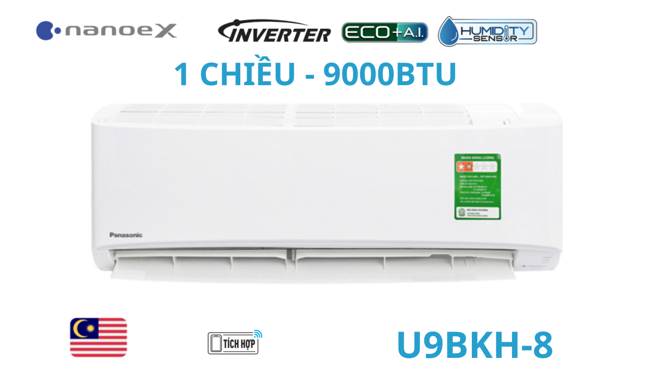 Điều hòa Panasonic 9000BTU 1 chiều inverter