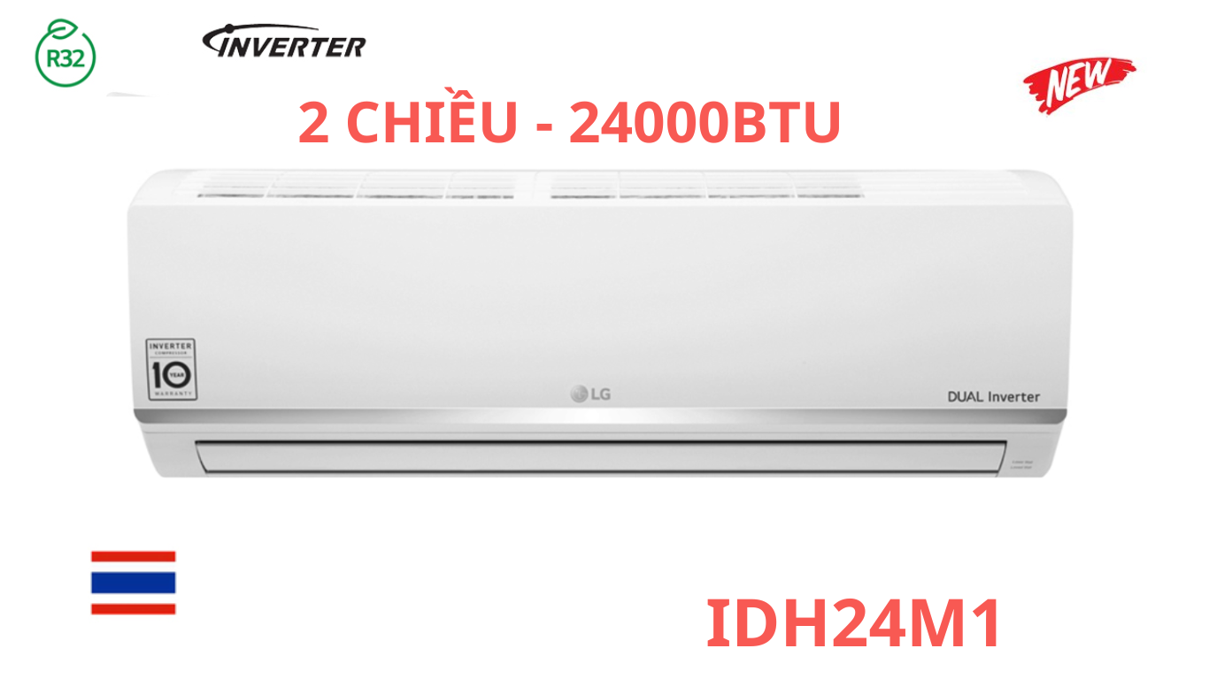 Điều hòa LG 2 chiều 24.000BTU inverter